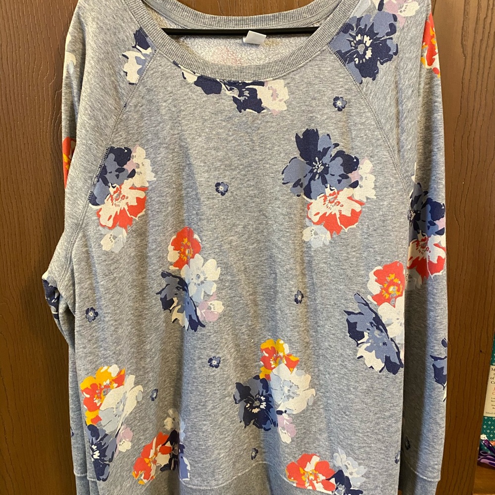 Old Navy Floral Sweatshirt